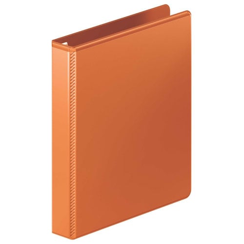Wilson Jones 1" Dark Orange Ultra Duty D-Ring View Binder - 12pk