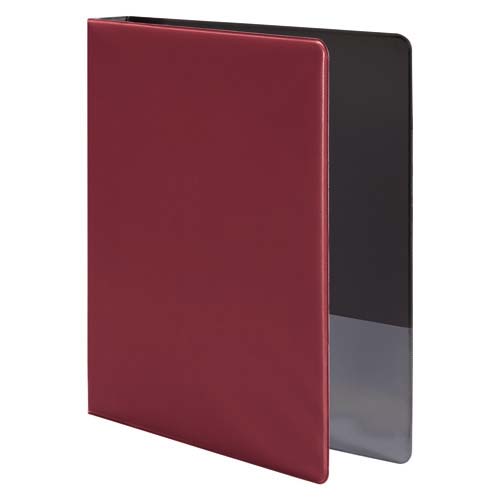 Wilson Jones 1" Dark Red Heavy Duty Opaque D-Ring Binders - 12pk