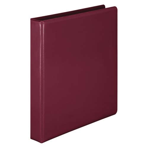Wilson Jones 1" Dark Red Premium Locking D-Ring Binders - 6pk