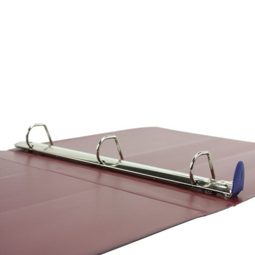 Wilson Jones 1" Dark Red Premium Locking D-Ring Binders - 6pk