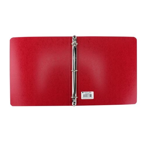 Wilson Jones 1" Executive Red PRESSTEX Ring Binders - 20pk