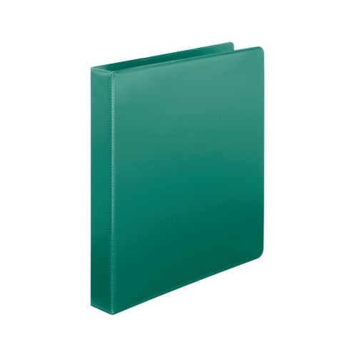 Wilson Jones 1" Green Metallic Heavy Duty D-Ring Binders - 12pk