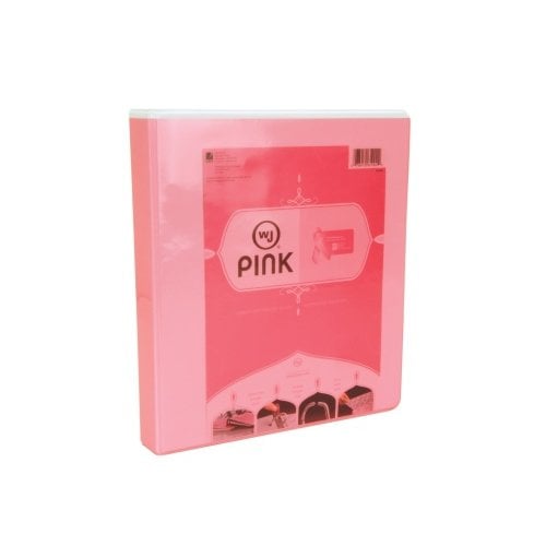 Wilson Jones 1" Pink Professional D-Ring View Binder - 6pk