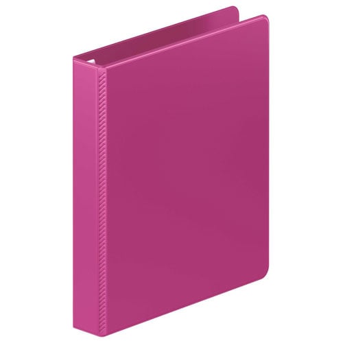 Wilson Jones 1" Power Pink Ultra Duty D-Ring Binder - 12pk