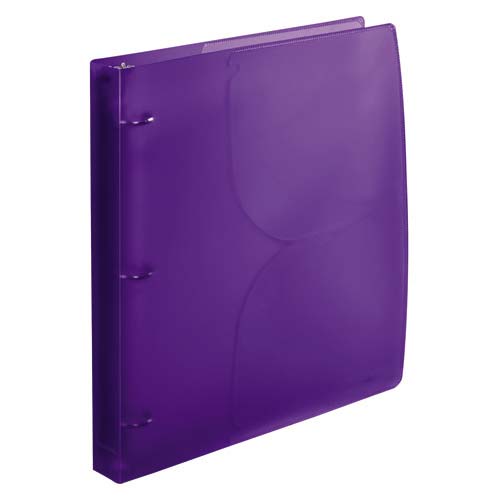 Wilson Jones 1" Purple Translucent Poly Binders 10pk - A7040756A