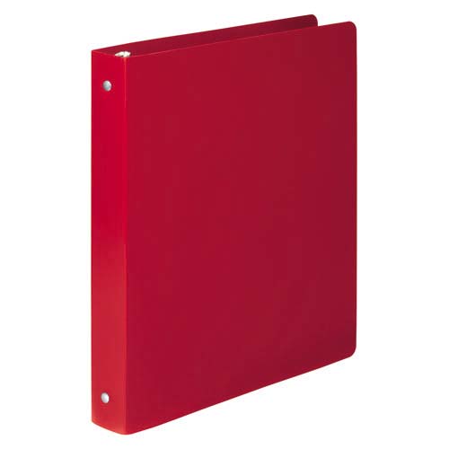 Wilson Jones 1" Red Semi-Rigid ACCOHIDE Ring Binder 1pk - A7039719A