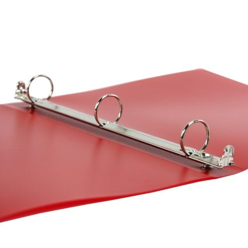 Wilson Jones 1" Red Semi-Rigid ACCOHIDE Ring Binder 1pk - A7039719A