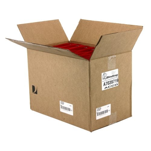 Wilson Jones 1" Red Semi-Rigid ACCOHIDE Ring Binder 1pk - A7039719A