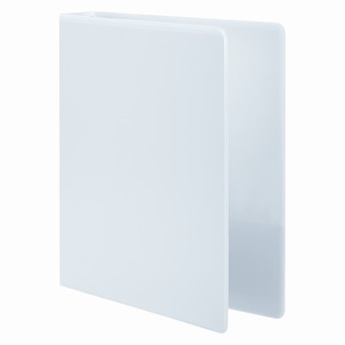 Wilson Jones 1" Vinyl White Basic Round Ring View Binders 12pk - W7036267PP