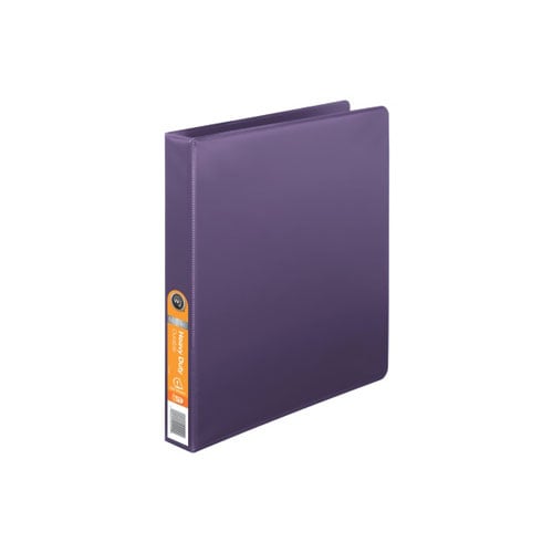 Wilson Jones 1" Violet Metallic Heavy Duty D-Ring Binders - 12pk
