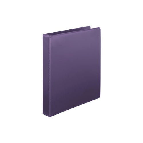 Wilson Jones 1" Violet Metallic Heavy Duty D-Ring Binders - 12pk