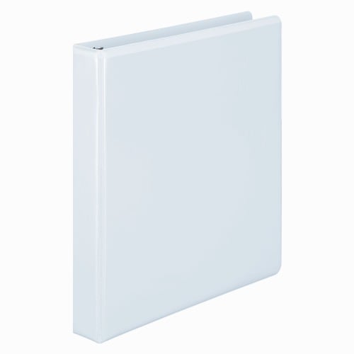 Wilson Jones 1" White Basic D-Ring View Binders 12pk - W386-14WPP