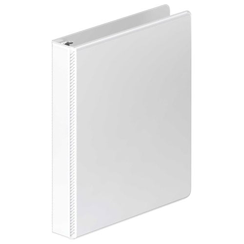 Wilson Jones 1" White Heavy Duty Round Ring View Binder 12pk - W363-14WAPP1