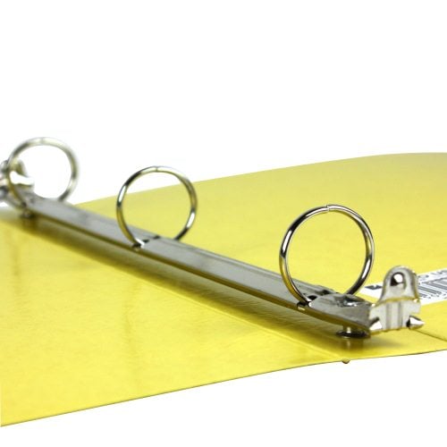 Wilson Jones 1" Yellow PRESSTEX Ring Binders 20pk - A7038610-C