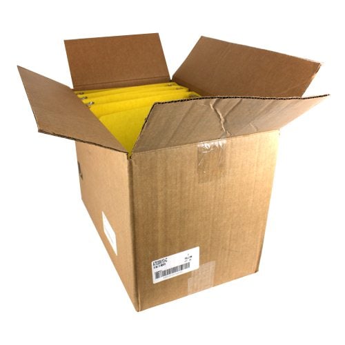 Wilson Jones 1" Yellow PRESSTEX Ring Binders 20pk - A7038610-C