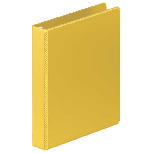 Wilson Jones 1" Yellow Ultra Duty D-Ring Binder - 12pk