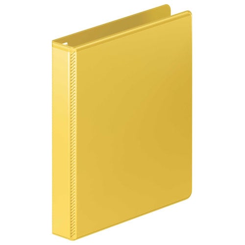 Wilson Jones 1" Yellow Ultra Duty D-Ring View Binder - 12pk