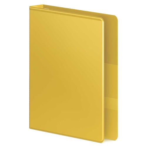 Wilson Jones 1" Yellow Ultra Duty D-Ring View Binder - 12pk