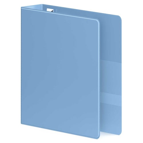 Wilson Jones 2" Baby Blue Ultra Duty D-Ring Binder - 8pk
