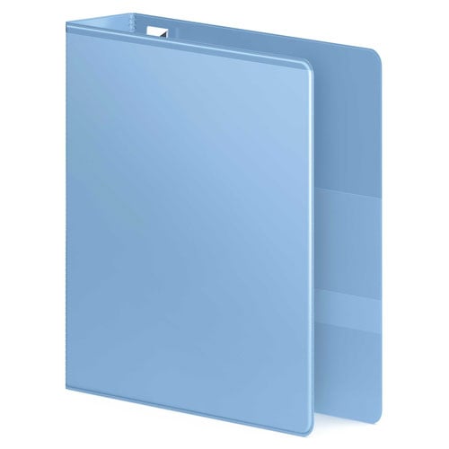 Wilson Jones 2" Baby Blue Ultra Duty D-Ring View Binder - 8pk