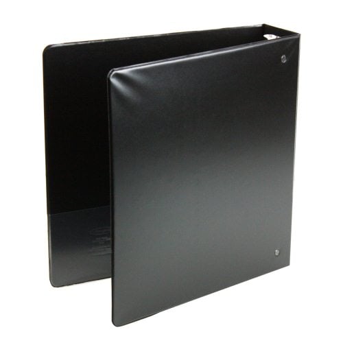 Wilson Jones 2" Black Heavy Duty Opaque Round Binders - 6pk