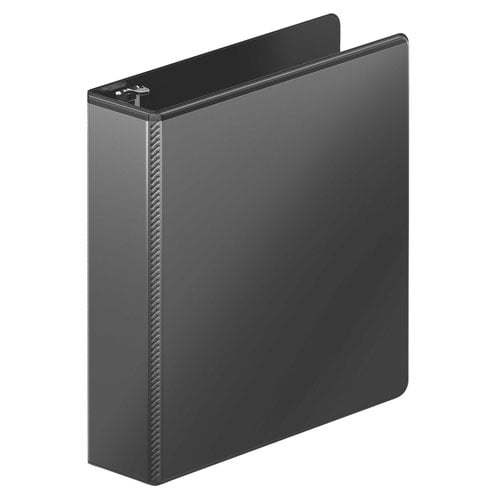 Wilson Jones 2" Black Heavy Duty Round Ring View Binder 8pk - W363-44BAPP1