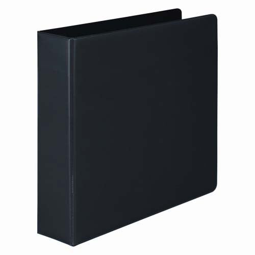 Wilson Jones 2" Black Premium Opaque D-Ring Binders - 6pk