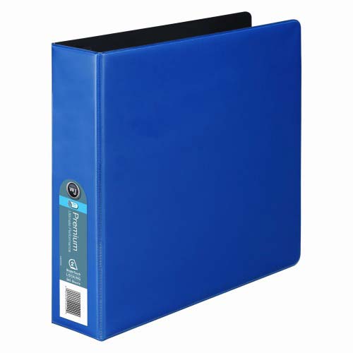Wilson Jones 2" Blue Premium Opaque D-Ring Binders 6pk - W87607PP
