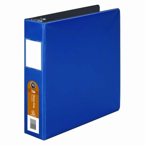 Wilson Jones 2" Dark Blue Heavy Duty Opaque D-Ring Binders 6pk - W384-44BLPP