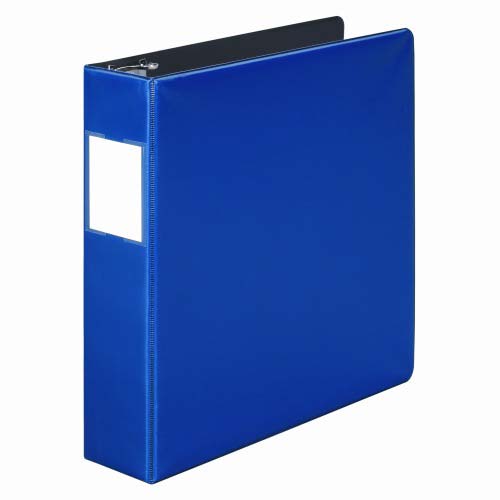 Wilson Jones 2" Dark Blue Heavy Duty Opaque D-Ring Binders 6pk - W384-44BLPP