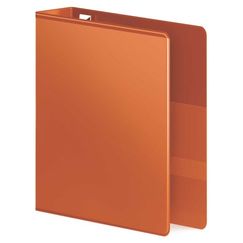 Wilson Jones 2" Dark Orange Ultra Duty D-Ring View Binder - 8pk