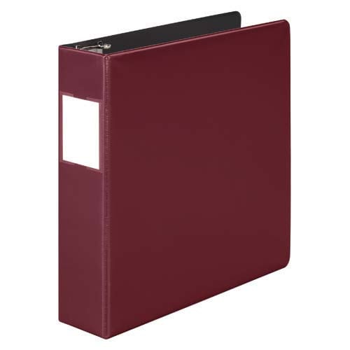 Wilson Jones 2" Dark Red Heavy Duty Opaque D-Ring Binders 6pk - W384-44CPP