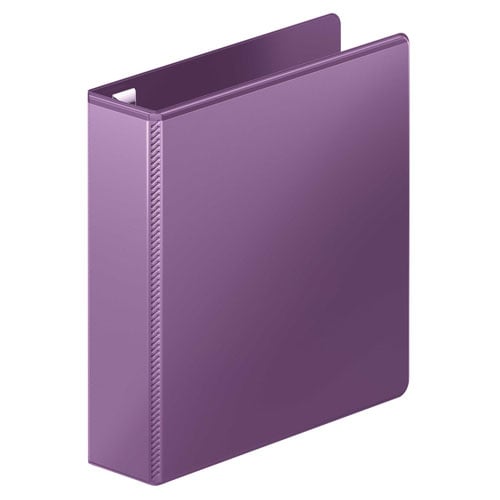 Wilson Jones 2" Eggplant Ultra Duty D-Ring View Binder 8pk - W866-44-519PP