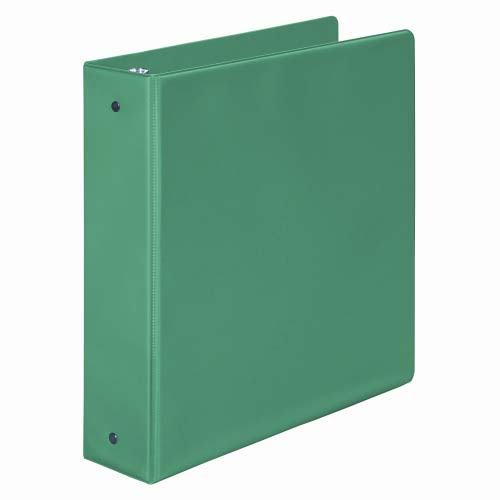 Wilson Jones 2" Green Basic Opaque Round Ring Binders - 12pk