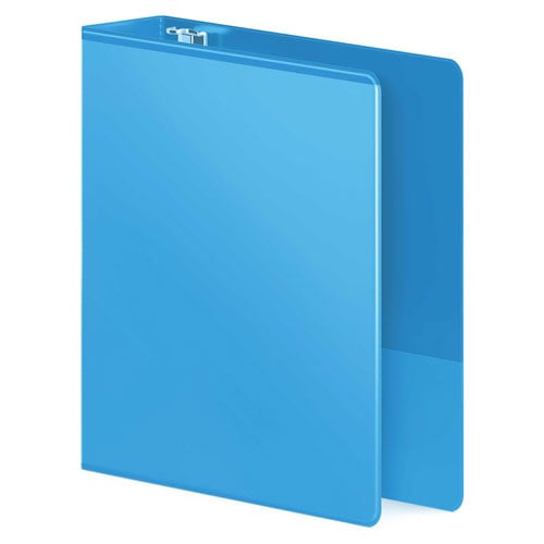 Wilson Jones 2" Light Blue Heavy Duty Round Ring View Binder - 8pk