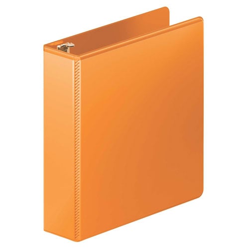 Wilson Jones 2" Orange Heavy Duty Round Ring View Binder - 8pk