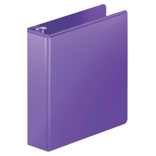 Wilson Jones 2" Purple Heavy Duty Round Ring View Binder 8pk - W363-44-267PP