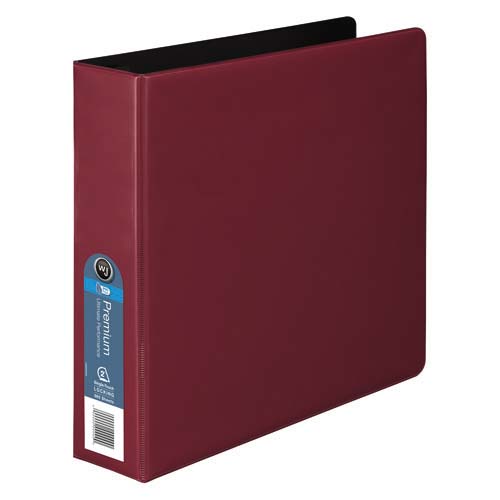 Wilson Jones 2" Red Premium Opaque D-Ring Binders 6pk - W87608PP