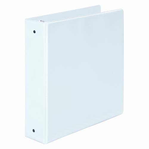 Wilson Jones 2" White Opaque Round Binders with Labels - 12pk
