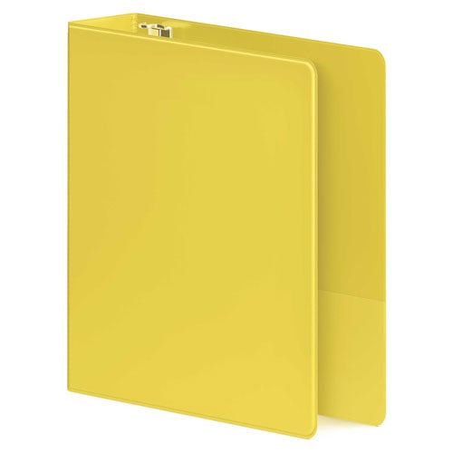 Wilson Jones 2" Yellow Heavy Duty D-Ring Binder - 6pk