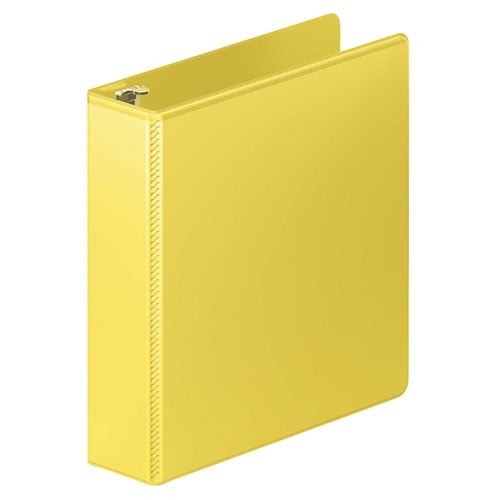 Wilson Jones 2" Yellow Heavy Duty Round Ring View Binder - 8pk