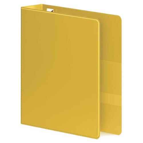 Wilson Jones 2" Yellow Ultra Duty D-Ring Binder - 8pk