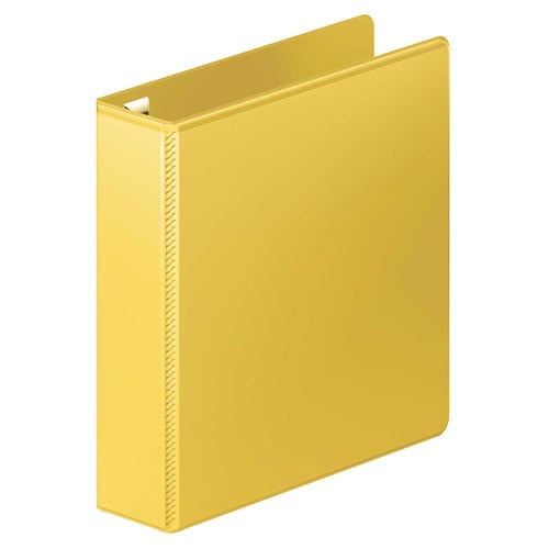 Wilson Jones 2" Yellow Ultra Duty D-Ring View Binder - 8pk