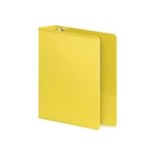 Wilson Jones 2" Yellow Heavy Duty D-Ring View Binder - 6pk