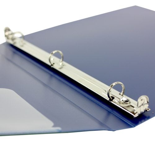 Wilson Jones 3/8" Blue Non-Stick Flexible Binders 12pk - A7043343DA