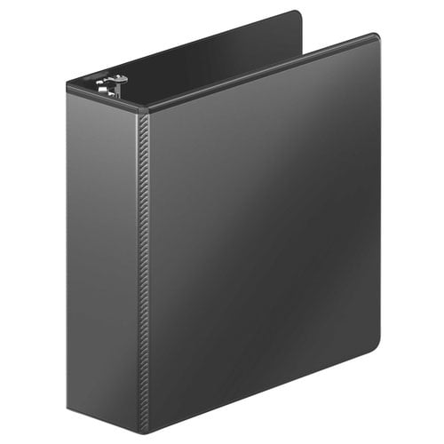 Wilson Jones 3" Black Heavy Duty Round Ring View Binder 8pk - W363-49BAPP1