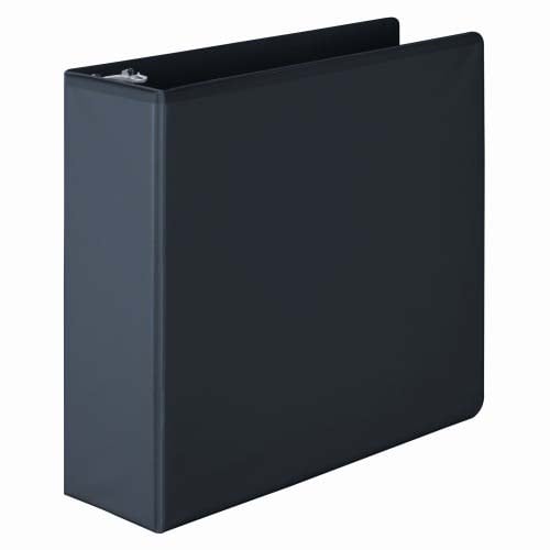 Wilson Jones 3" Black/White Heavy-Duty Round Binders - 6pk