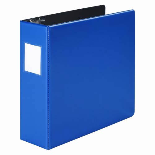 Wilson Jones 3" Blue Heavy Duty Opaque Round Binders - 6pk