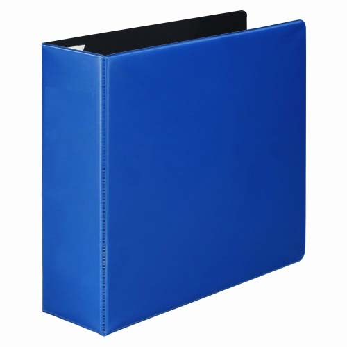 Wilson Jones 3" Blue Premium Opaque D-Ring Binders - 6pk
