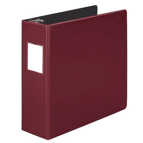 Wilson Jones 3" Dark Red Heavy Duty Opaque D-Ring Binders 6pk - W384-49CPP